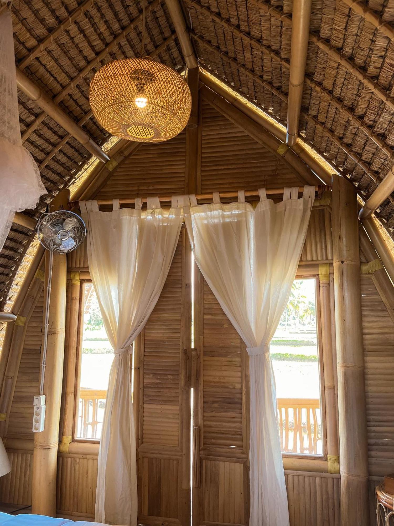 Kawig Bamboo House - Ricefield View, Eco Bamboo Home Tampaksiring Eksteriør billede