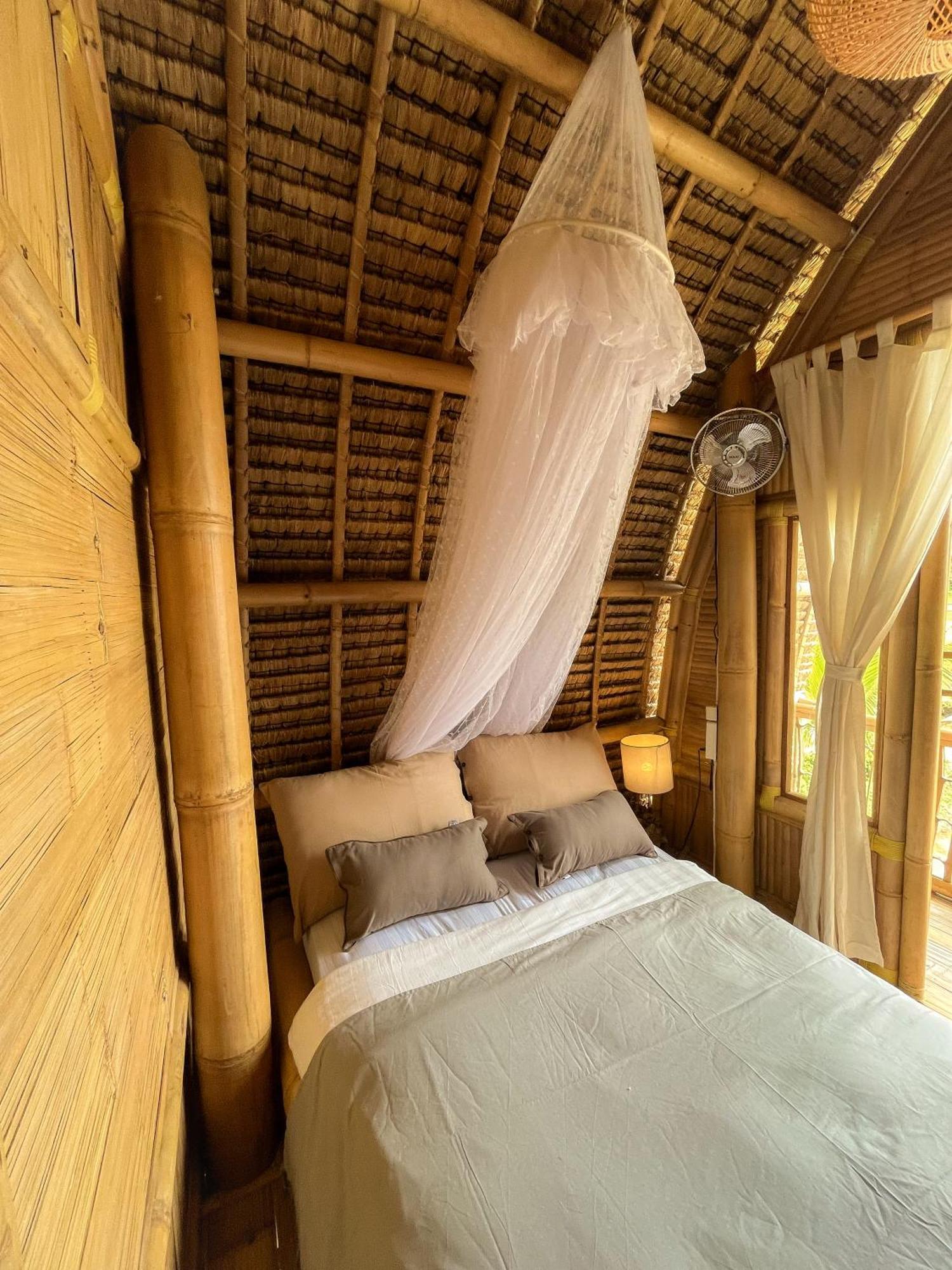 Kawig Bamboo House - Ricefield View, Eco Bamboo Home Tampaksiring Eksteriør billede
